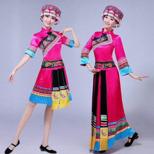 classical traditional chinese miao folk dance costumes for women miao hmong clothes hmong-clothes china national clothing